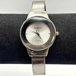 Vintage Silver Wincci Cuff Watch